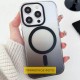 Чохол TPU+PC Phantom with MagSafe для Apple iPhone 16e (6.1") Black