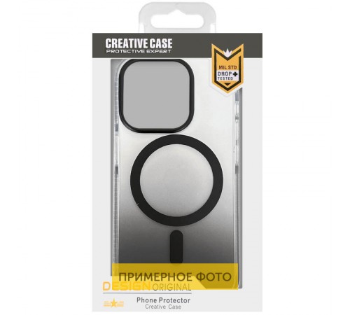 Чохол TPU+PC Phantom with MagSafe для Apple iPhone 16e (6.1") Black Чохол TPU+PC Phantom with MagSafe для Apple iPhone 16e (6.1") Black