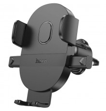 Автотримач Hoco H18 Mighty one-button (air outlet) Black