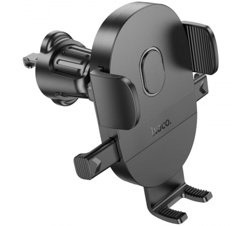 Автотримач Hoco H18 Mighty one-button (air outlet) Black