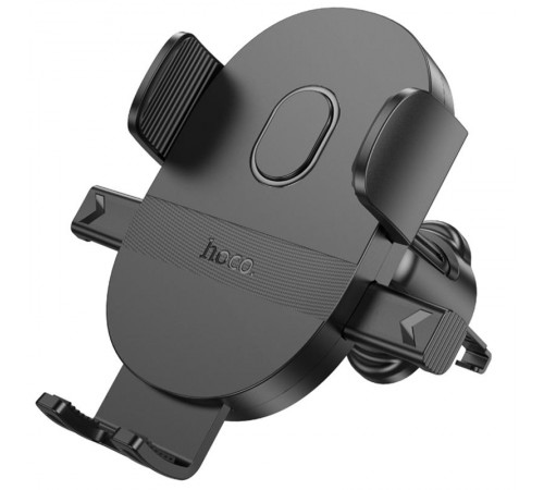 Автотримач Hoco H18 Mighty one-button (air outlet) Black