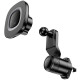 Автотримач з БЗП Hoco HW30 Crown magnetic 15W (air outlet) Black / Metal gray