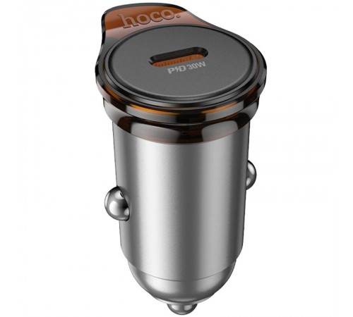 АЗП Hoco NZ16 Rigorous PD30W (1USB-C) Metal grey