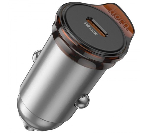 АЗП Hoco NZ16 Rigorous PD30W (1USB-C) Metal grey
