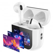 Бездротові TWS навушники Hoco EW82 Sparkle with Touch Screen White