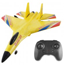 Літак на радіокеруванні SCHE HW28 SU27 Foam Yellow