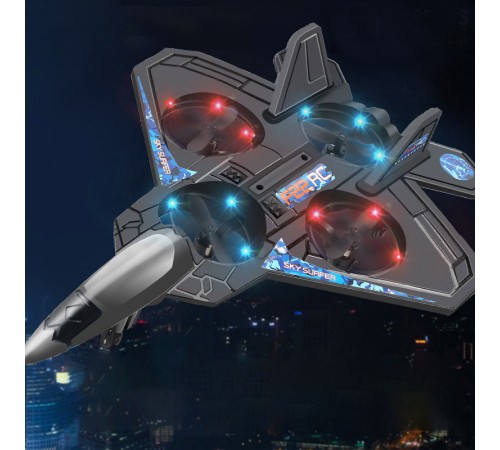 Літак на радіокеруванні SCHE L0715 Foam Blue / Red