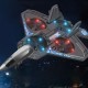 Літак на радіокеруванні SCHE L0715 Foam Blue / Red