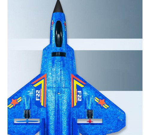 Літак на радіокеруванні SCHE HW32 F22 Fighter Blue Літак на радіокеруванні SCHE HW32 F22 Fighter Blue