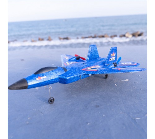 Літак на радіокеруванні SCHE HW32 F22 Fighter Blue Літак на радіокеруванні SCHE HW32 F22 Fighter Blue