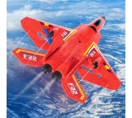 Літак на радіокеруванні SCHE HW32 F22 Fighter Red