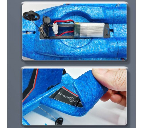 Літак на радіокеруванні SCHE HW37 New Foam Blue Літак на радіокеруванні SCHE HW37 New Foam Blue