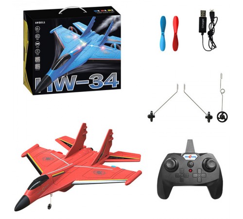 Літак на радіокеруванні SCHE HW37 New Foam Red