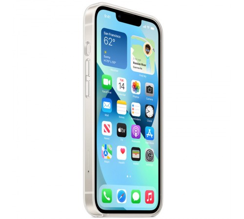 Чохол Clear Case (AAA) with MagSafe and Animation для Apple iPhone 13 (6.1") Clear