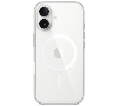 Чохол Clear Case (AAA) with MagSafe and Animation для Apple iPhone 16 (6.1") Clear Чохол Clear Case (AAA) with MagSafe and Animation для Apple iPhone 16 (6.1") Clear