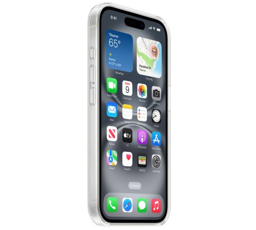 Чохол Clear Case (AAA) with MagSafe and Animation для Apple iPhone 16 (6.1") Clear Чохол Clear Case (AAA) with MagSafe and Animation для Apple iPhone 16 (6.1") Clear
