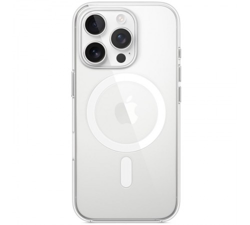Чохол Clear Case (AAA) with MagSafe and Animation для Apple iPhone 16 Pro (6.3") Clear