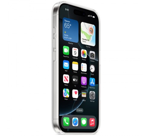 Чохол Clear Case (AAA) with MagSafe and Animation для Apple iPhone 16 Pro (6.3") Clear