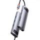 Перехідник HUB Baseus Metal Gleam Series 8-in-1 Multifunctional Type-C (CAHUB-CV0G) Gray