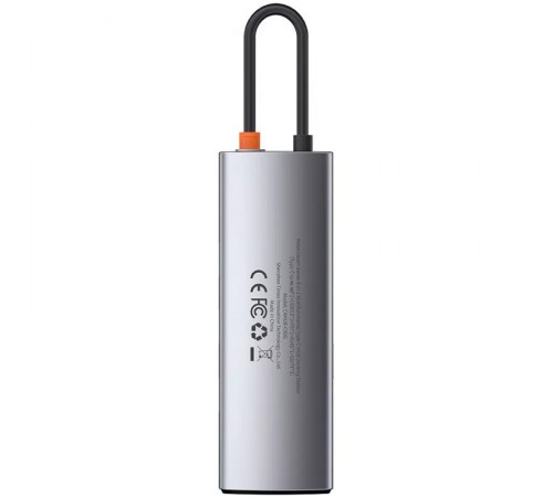 Перехідник HUB Baseus Metal Gleam Series 8-in-1 Multifunctional Type-C (CAHUB-CV0G) Gray Перехідник HUB Baseus Metal Gleam Series 8-in-1 Multifunctional Type-C (CAHUB-CV0G) Gray