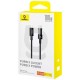 Дата кабель Baseus Gem Fast Charging Type-C to Type-C 100W (1m) (P10373000111) Cluster Black