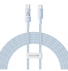 Дата кабель Baseus Gem Fast Charging Type-C to Type-C 100W (1m) (P10373000111) Galaxy Blue