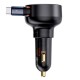 АЗП Baseus Enjoyment Pro 60W (1USB-C) + висувний кабель Type-C (C00057802111-01) Cluster Black