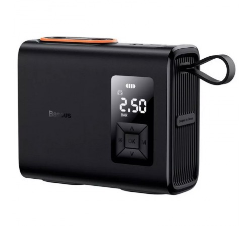 Автомобільний насос Baseus Mega EnergyPump Series Dual Cylinder 6000 mAh (CRNL060001) Black Автомобільний насос Baseus Mega EnergyPump Series Dual Cylinder 6000 mAh (CRNL060001) Black