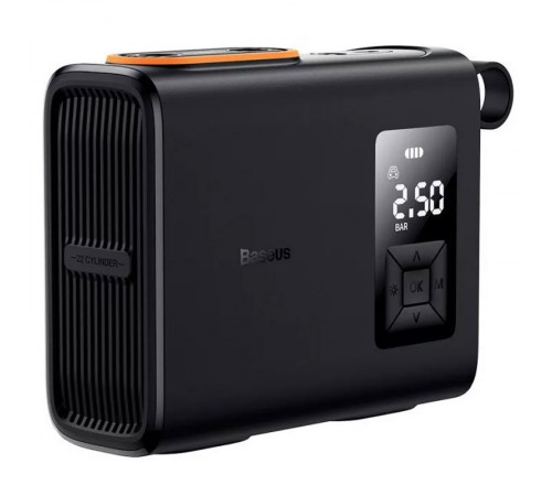 Автомобільний насос Baseus Mega EnergyPump Series Dual Cylinder 6000 mAh (CRNL060001) Black Автомобільний насос Baseus Mega EnergyPump Series Dual Cylinder 6000 mAh (CRNL060001) Black
