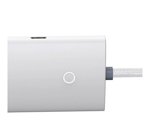 Перехідник HUB Baseus Lite Series 4in1 (USB-A to USB3.0*4) (0.25m) (WKQX03) White Перехідник HUB Baseus Lite Series 4in1 (USB-A to USB3.0*4) (0.25m) (WKQX03) White