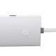 Перехідник HUB Baseus Lite Series 4in1 (USB-A to USB3.0*4) (0.25m) (WKQX03) White