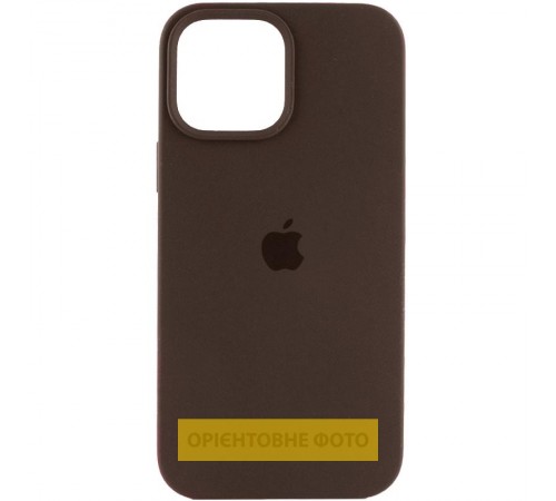 Чохол Silicone Case Full Protective (AA) для Apple iPhone 16e (6.1") Темно-коричневий / Umber