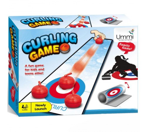 Настільна інтерактивна гра Ummi 707-122 Curling Game White / Blue Настільна інтерактивна гра Ummi 707-122 Curling Game White / Blue
