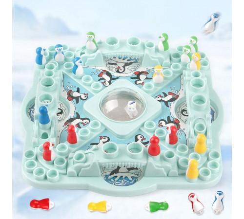 Настільна інтерактивна гра Ummi 707-36 Pop N Drop Penguins Game Blue Настільна інтерактивна гра Ummi 707-36 Pop N Drop Penguins Game Blue