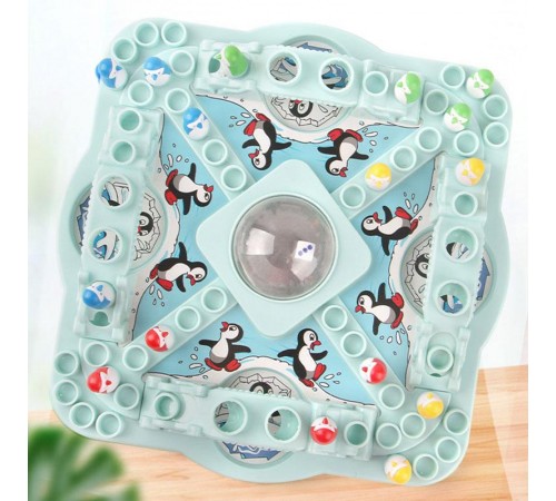 Настільна інтерактивна гра Ummi 707-36 Pop N Drop Penguins Game Blue Настільна інтерактивна гра Ummi 707-36 Pop N Drop Penguins Game Blue