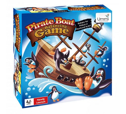 Настільна інтерактивна гра Ummi 707-61 Pirate Boat Balancing Game Brown Настільна інтерактивна гра Ummi 707-61 Pirate Boat Balancing Game Brown