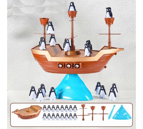 Настільна інтерактивна гра Ummi 707-61 Pirate Boat Balancing Game Brown Настільна інтерактивна гра Ummi 707-61 Pirate Boat Balancing Game Brown