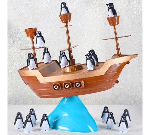 Настільна інтерактивна гра Ummi 707-61 Pirate Boat Balancing Game Brown Настільна інтерактивна гра Ummi 707-61 Pirate Boat Balancing Game Brown