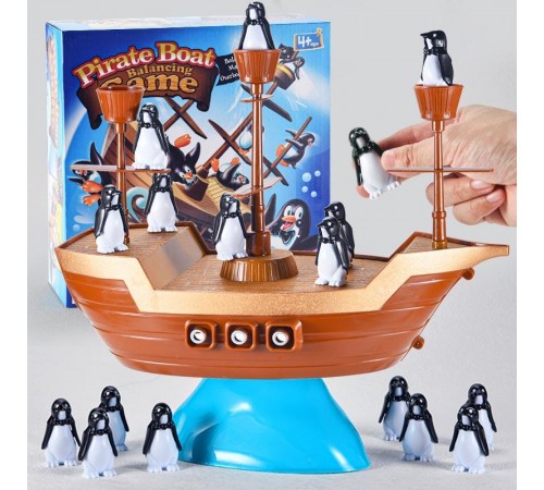 Настільна інтерактивна гра Ummi 707-61 Pirate Boat Balancing Game Brown Настільна інтерактивна гра Ummi 707-61 Pirate Boat Balancing Game Brown