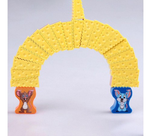 Настільна інтерактивна гра Ummi 707-B19 Mouse Stacking Cakes Game Yellow Настільна інтерактивна гра Ummi 707-B19 Mouse Stacking Cakes Game Yellow