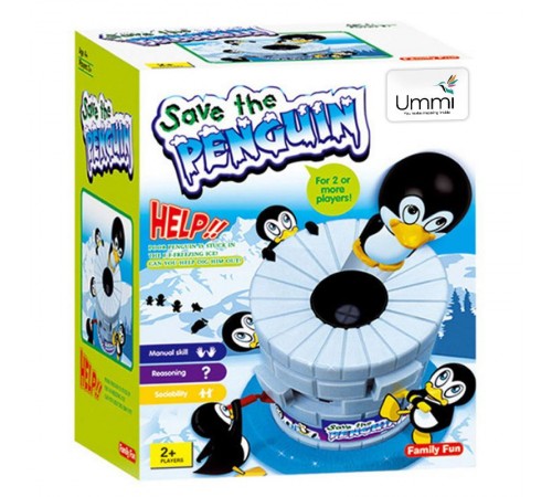 Настільна інтерактивна гра Ummi 707-19 Save the Penguin Game Blue Настільна інтерактивна гра Ummi 707-19 Save the Penguin Game Blue