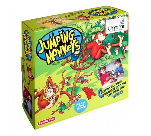 Настільна інтерактивна гра Ummi 707-31 Jumping Monkeys Game Brown / Green Настільна інтерактивна гра Ummi 707-31 Jumping Monkeys Game Brown / Green