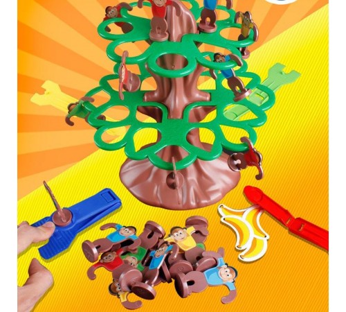 Настільна інтерактивна гра Ummi 707-31 Jumping Monkeys Game Brown / Green Настільна інтерактивна гра Ummi 707-31 Jumping Monkeys Game Brown / Green