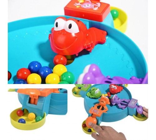 Настільна інтерактивна гра Ummi 707-35 Feeding Frog Game Colorful Настільна інтерактивна гра Ummi 707-35 Feeding Frog Game Colorful