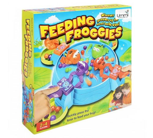 Настільна інтерактивна гра Ummi 707-35 Feeding Frog Game Colorful Настільна інтерактивна гра Ummi 707-35 Feeding Frog Game Colorful