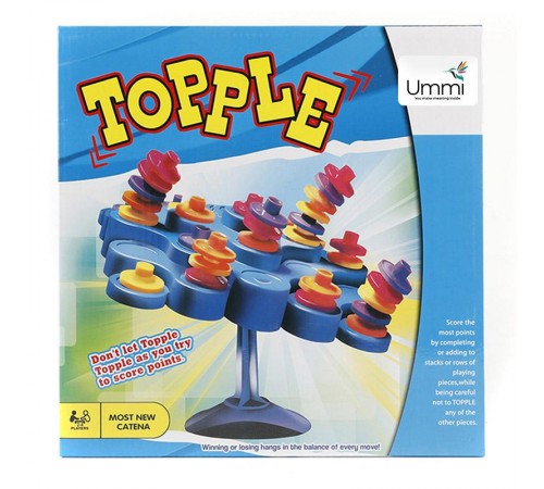 Настільна інтерактивна гра Ummi 707-30 Topple Tower Game Blue Настільна інтерактивна гра Ummi 707-30 Topple Tower Game Blue