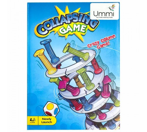 Настільна інтерактивна гра Ummi 707-59 Collapsing Tower Game Blue Настільна інтерактивна гра Ummi 707-59 Collapsing Tower Game Blue