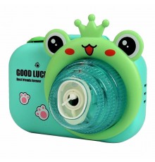 Фотокамера-генератор мильних бульбашок 9996 Children's camera Frog / Green