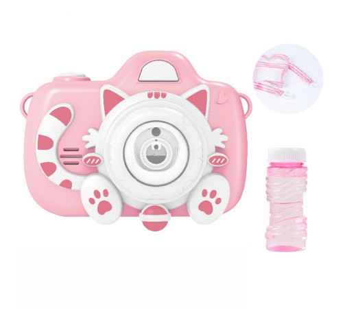 Фотокамера-генератор мильних бульбашок 1001 Kitty Children's camera Pink Фотокамера-генератор мильних бульбашок 1001 Kitty Children's camera Pink