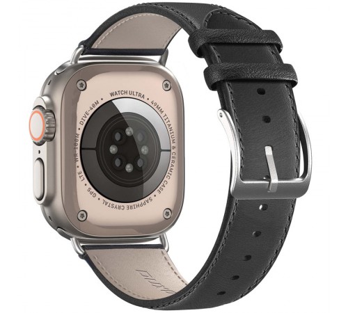 Ремінець Dux Ducis Leather Strap Classic для Apple Watch 38/40/41/42mm(ser.10) Black Ремінець Dux Ducis Leather Strap Classic для Apple Watch 38/40/41/42mm(ser.10) Black